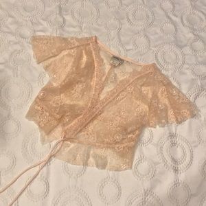 Free People sheer overlay